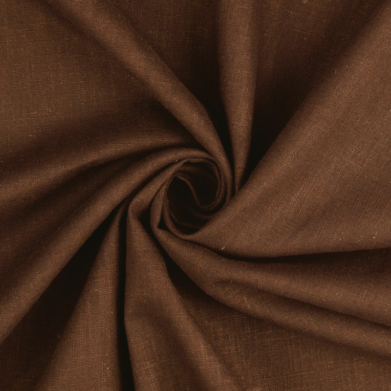 Cocoa Washed Linen from Carlow by Modelo Fabrics