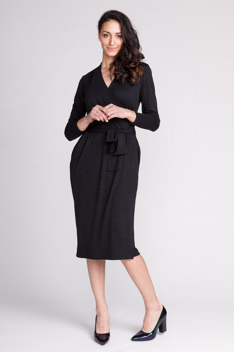 Olivia Wrap Dress By Named Patterns