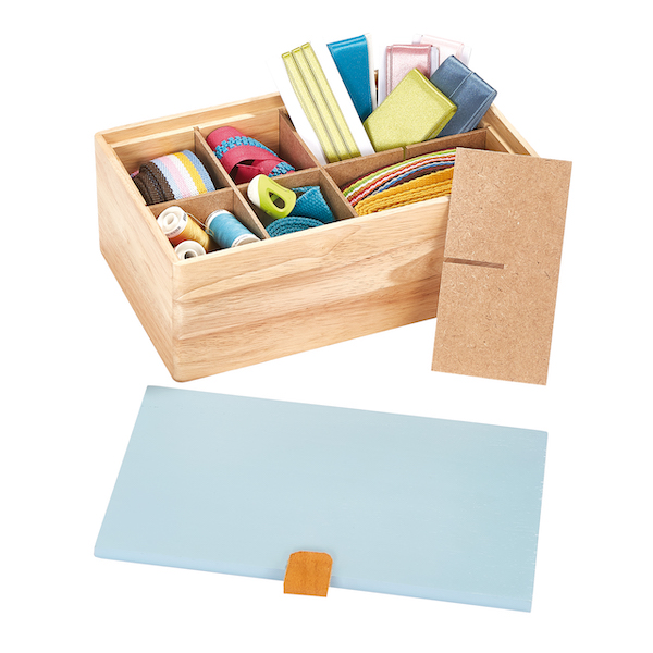 Prym Wooden Sewing Box with Dividers