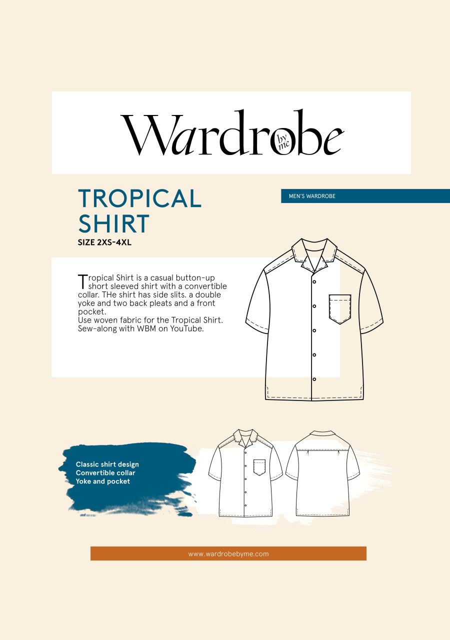 Tropical Shirt Pattern By Wardrobe By Me