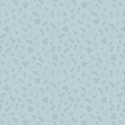 Bumble & Bloom Sky from Bumble & Bloom by Sewcial Bee Collective for AGF (Avail Mar)