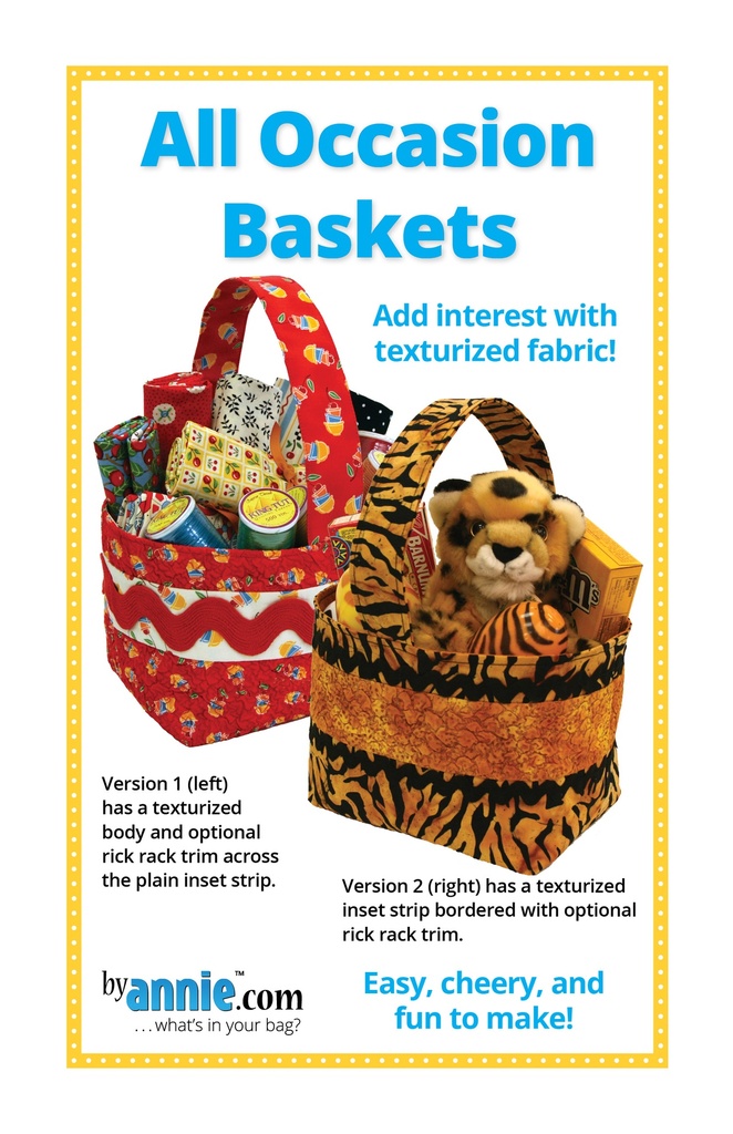 All Occasion Baskets Pattern From ByAnnie (PBA165)