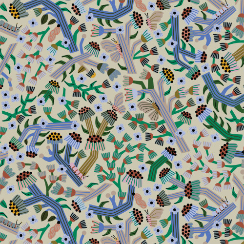 Metamorphosis from Hidden Thicket by Leah Duncan For Cloud9 Fabrics