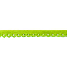 Lime Picot Edge Elastic - 14mm X 22m