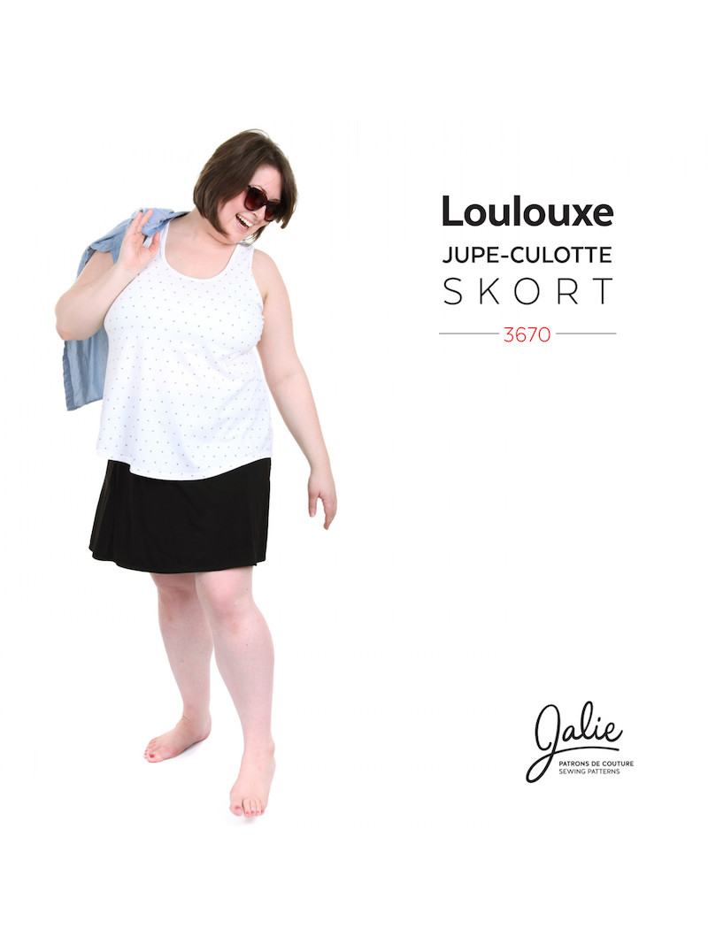 LouLouxe Skort Pattern by Jalie