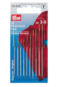 Prym Darning Needles Long Ht 3-9 With 10pcs