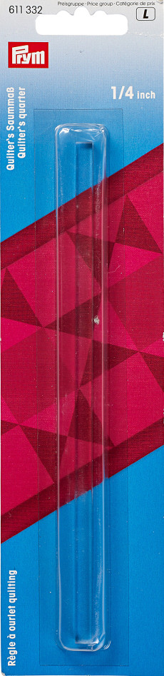 Prym 1/4in Clear Acrylic Guide (quilters Quarter)