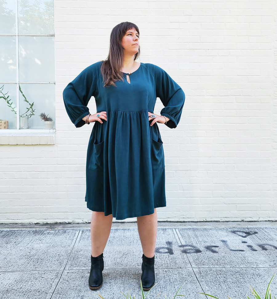 The Romey Gathered Dress & Top Pattern 16-34 by Sew House Seven