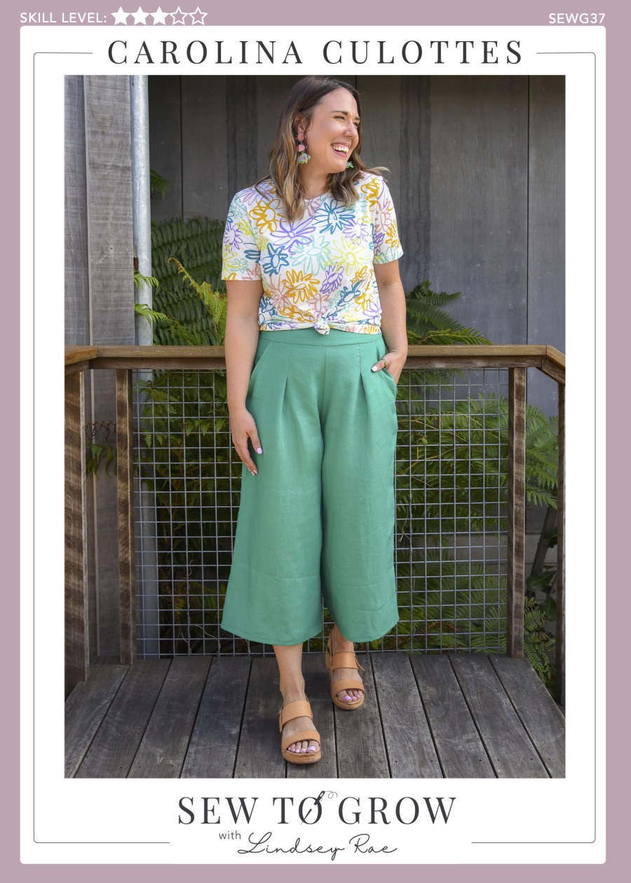 Carolina Culottes Pattern By Sew to Grow