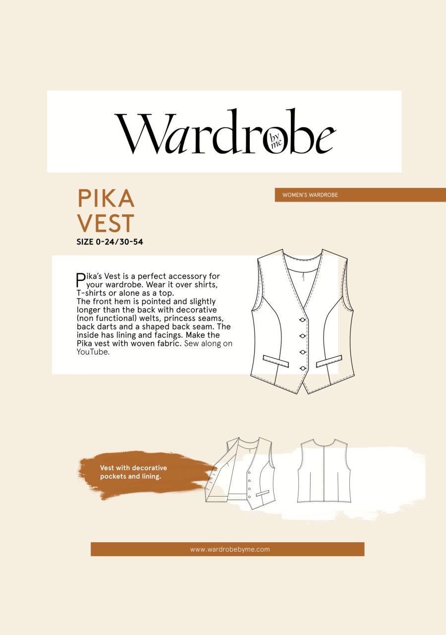 Pika Vest Pattern By Wardrobe By Me