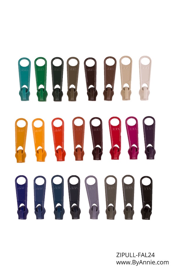 Zipper Pull Set Fall Pack of 24 From ByAnnie (ZIP-PULL-FALL-24)