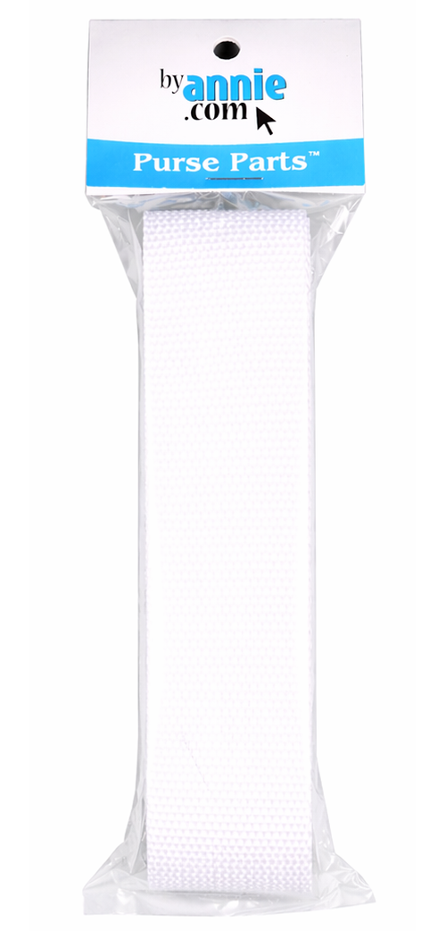 Strapping- 38mm (1.5in) x 2.7m (3yd)-white - White From ByAnnie (SUP164-1.5-W-3YD)