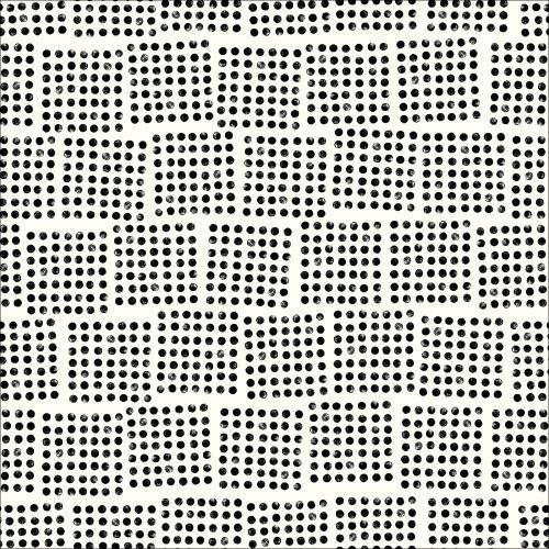 Domino in Black from Imprint by Eloise Renouf For Cloud9 Fabrics