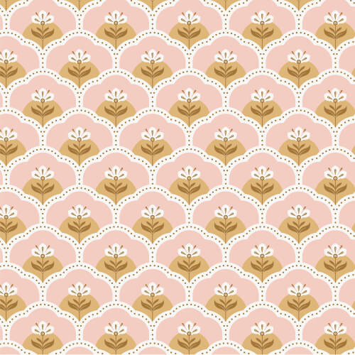 Rosie Pink From Vintage Charm By Popeia Herzog For Cloud9 Fabrics (Due Dec)