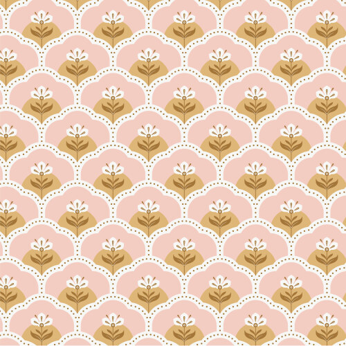 Rosie Pink From Vintage Charm By Popeia Herzog For Cloud9 Fabrics (Avail Mar)