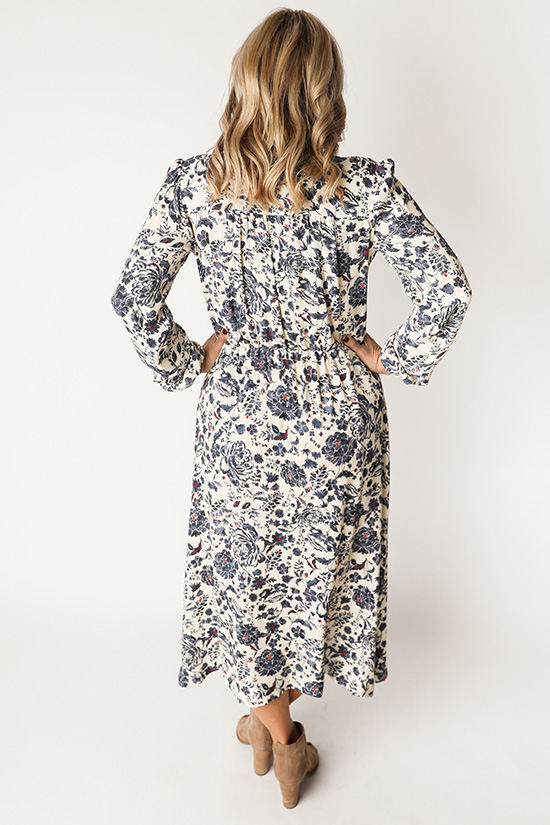Orchid Midi Dress By Chalk and Notch Patterns
