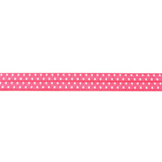 Fuchsia Foldover Elastic Spot - 16mm X 25m