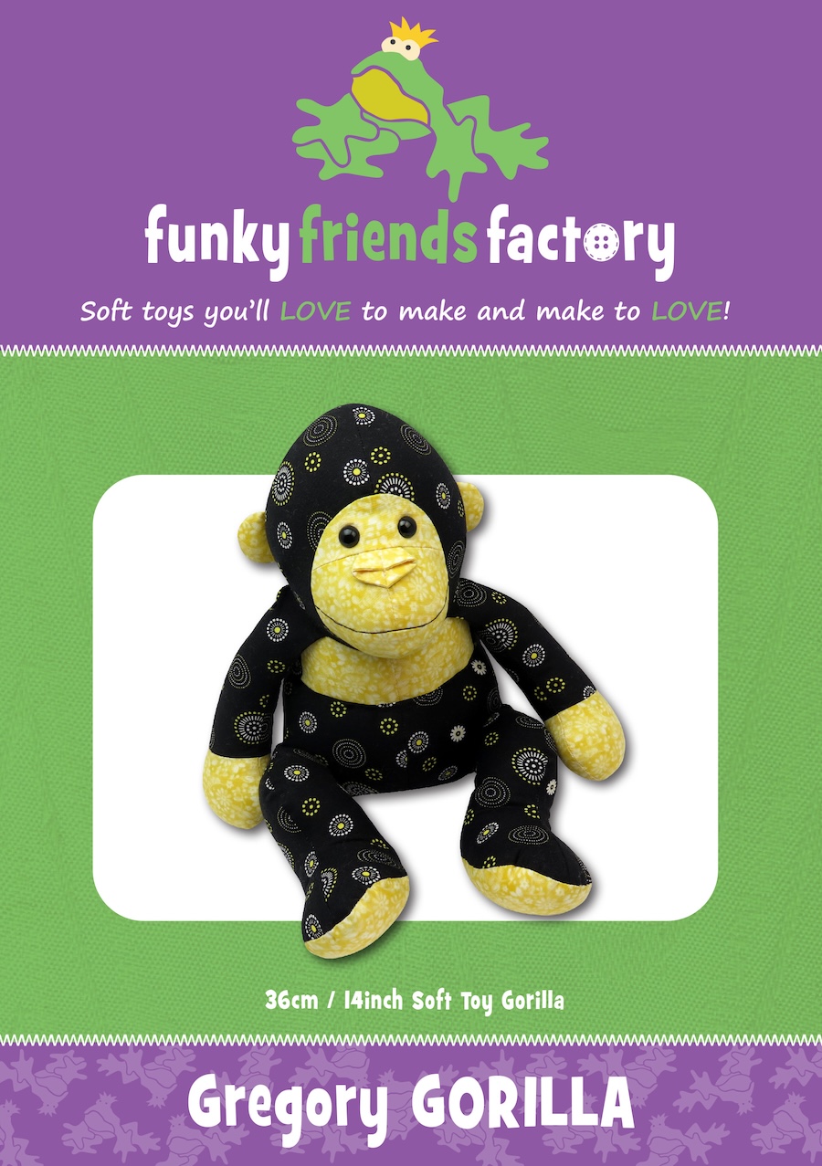 Gregory Gorilla Pattern By Funky Friends Factory
