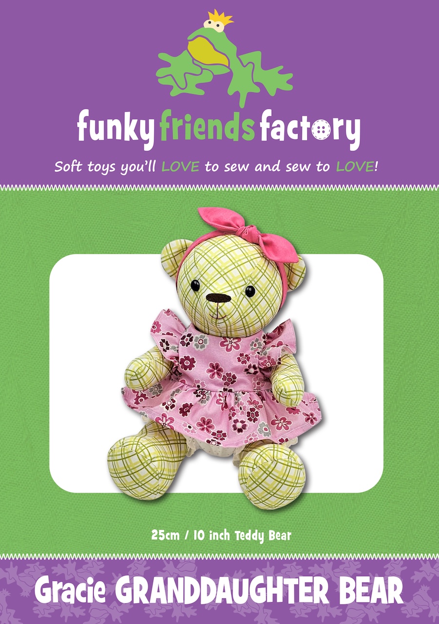 Gracie Granddaughter Bear Pattern By Funky Friends Factory (Avail Jul)