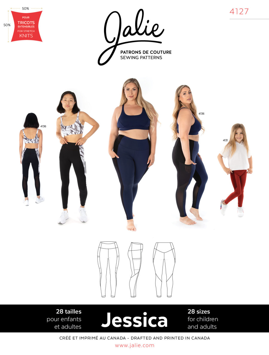 Jessica Leggings Pattern by Jalie