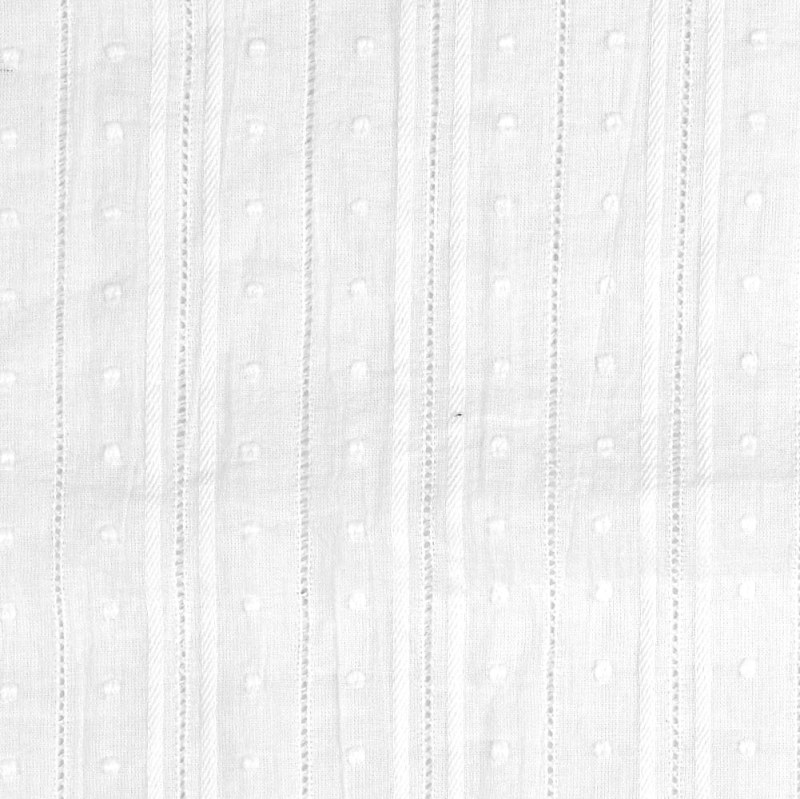 White Dobby Voile From Kaibo by Modelo Fabrics