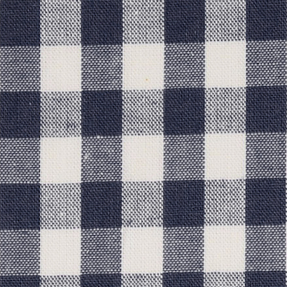 Navy / White Yarn Dyed Large Gingham Check from Kobenz by Modelo Fabrics