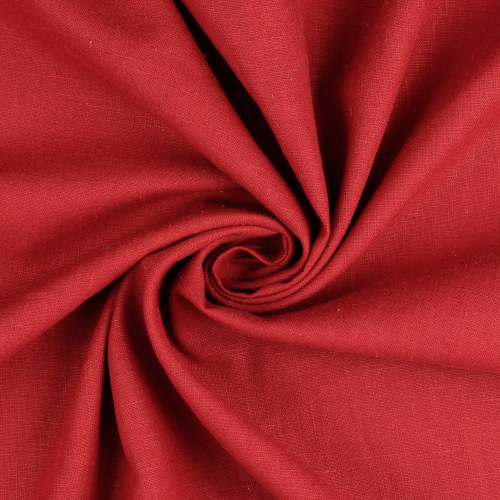 Red Washed Linen from Carlow by Modelo Fabrics