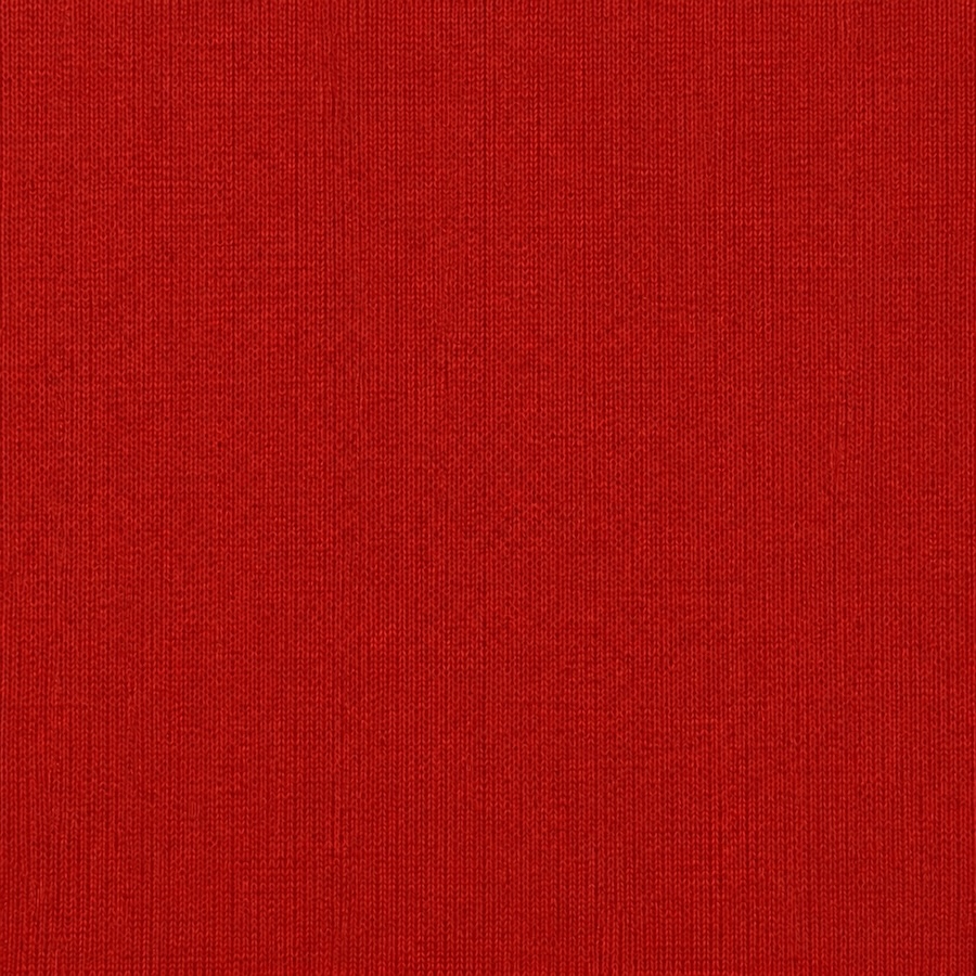 Deep Red 1x1 Tubular Ribbing (Avail Oct)