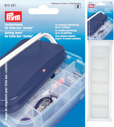 Prym Click Box Jumbo - Sorting Insert 39cm X 25cm X 6cm