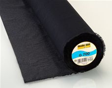 Vlieseline Woven Interlining Medium Weight - Fusible 90cm X 25m - Black