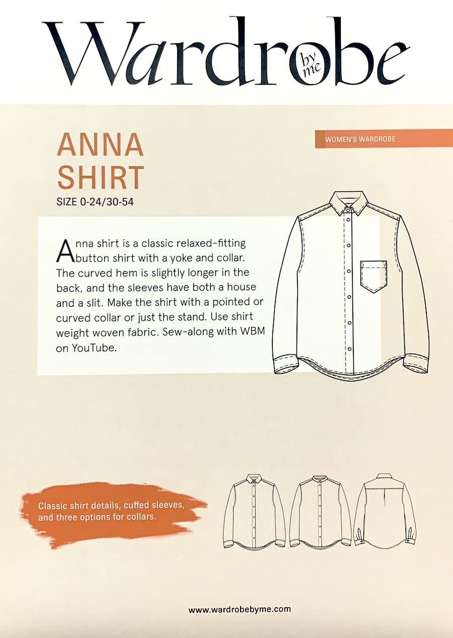 Anna Shirt Pattern By Wardrobe By Me
