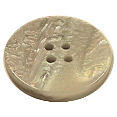 Acrylic Button 4 Hole Flat Shell 18mm