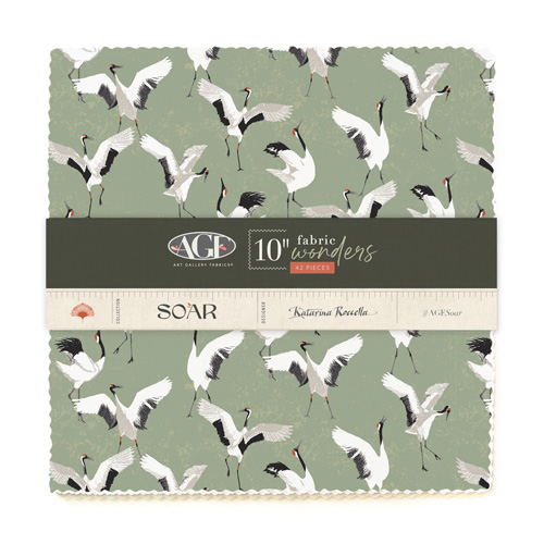 10in Fabric Wonders from Soar by Katarina Roccella for AGF (Avail Feb)