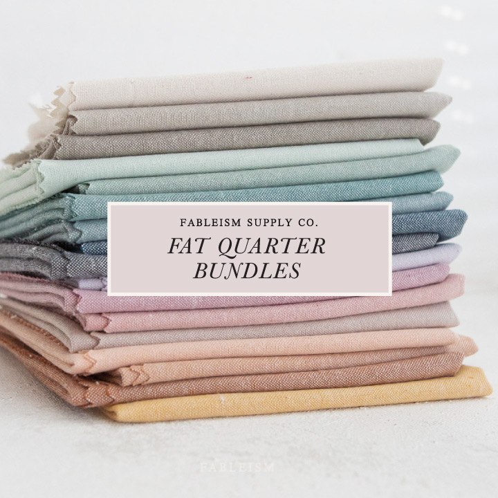 17 Piece Fat Quarter Bundle of Everyday Chambrays by Fableism