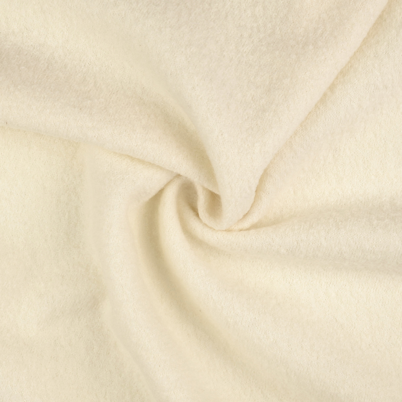 Cream Boiled Wool from Cairn by Modelo Fabrics