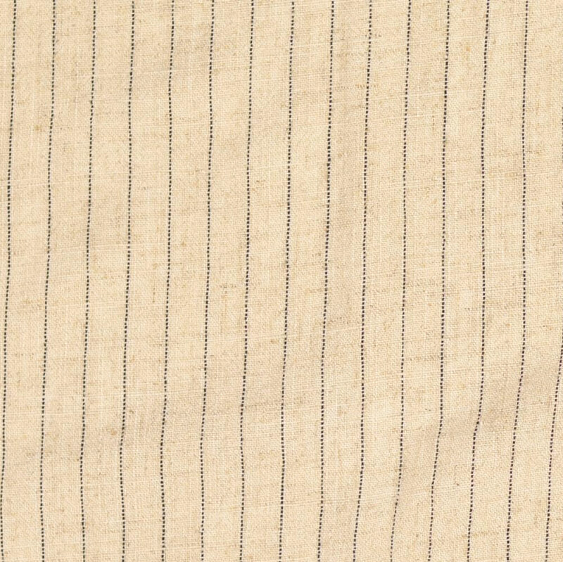 Natural Stripe Viscose Linen Slub From Berkley By Modelo Fabrics