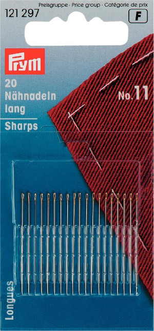 Prym Hand Sewing Needles Sharps 11 With 20pcs