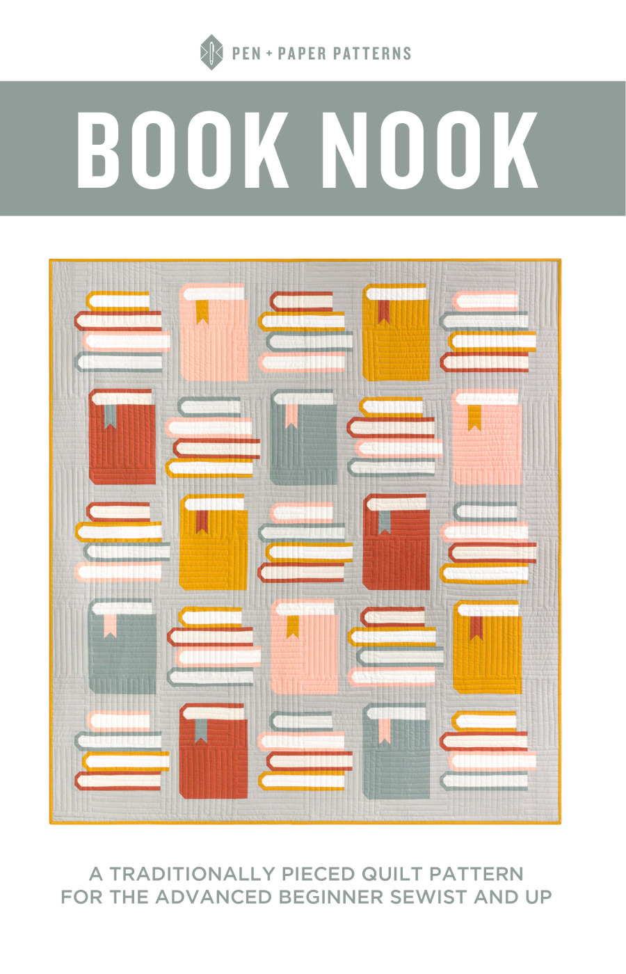 Book Nook Quilt Pattern by Pen + Paper