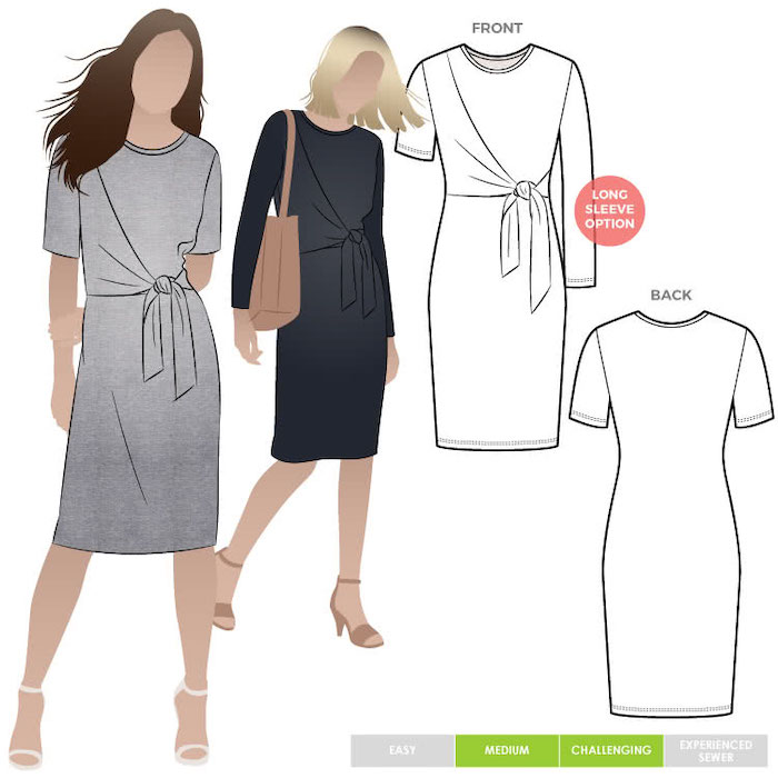 Astoria Dress Pattern Size 4-16 By Style Arc
