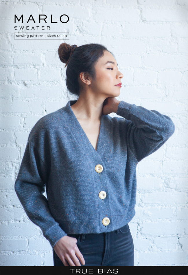 Marlo Sweater Pattern Size 0-18 by True Bias