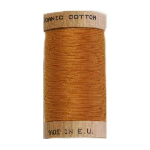 Scanfil Organic Thread 100 Metre Spool - Gold