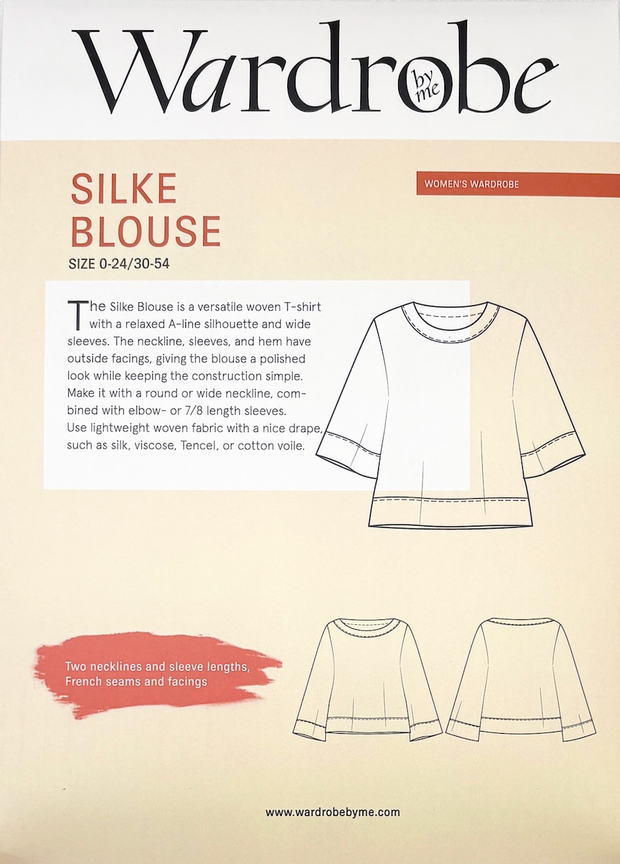 Silke Blouse Sewing Pattern By Wardrobe By Me (Avail Jul)