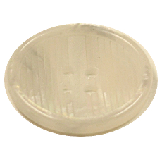 Acrylic Button 4 Hole Ridge Edge Line Engraved Shell 18mm