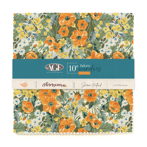 10in Fabric Wonders from Heirloom by Sharon Holland for AGF