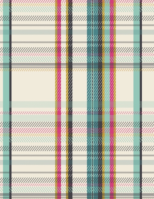 Sketch Plaid Tealberry In Flannel From Highlands Flannel By Agf Studio (Avail Jan)