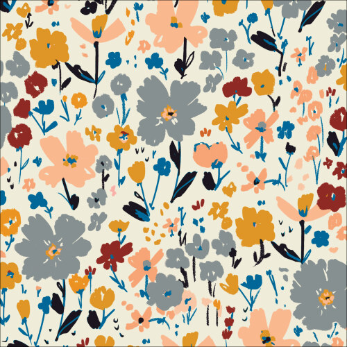 Morning Meadow From Canyon Blooms In Double Gauze By Alison Janssen (Avail May)