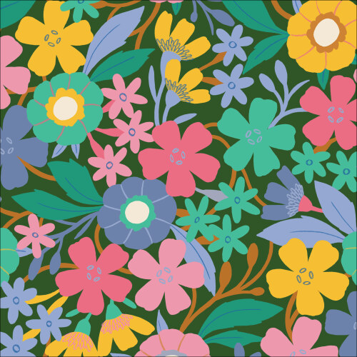 Meadow From Life Of Plants By Di Ujdi For Cloud9 Fabrics