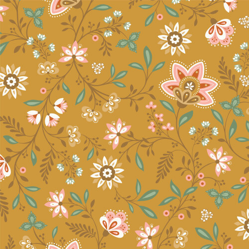 Aurelia Gold From Vintage Charm By Popeia Herzog For Cloud9 Fabrics (Avail Mar)