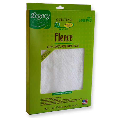 Legacy Fleece Sew In Pack 91cm (36in) X 55cm (22in)