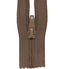 Make A Zipper Heavy Duty 108in Long With 12 Zipper Pulls - Brown